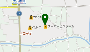 スーパービバホーム高崎店の地図画像