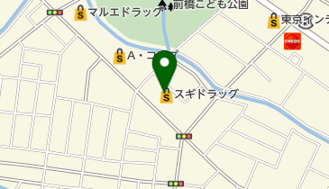 スギドラッグ朝日町店の地図画像
