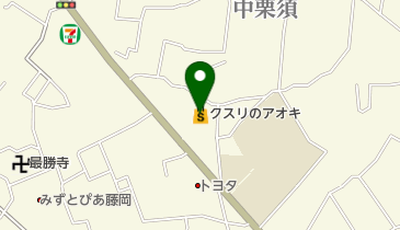 クスリのアオキ藤岡店の地図画像