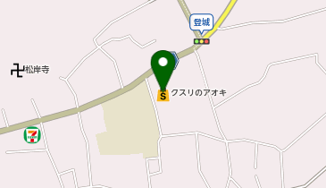 クスリのアオキ磯部店の地図画像