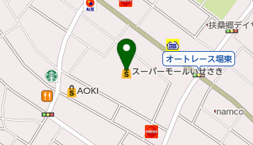 スーパーモールいせさきの地図画像