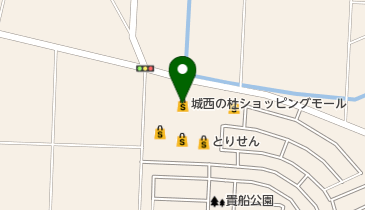 城西の杜ショッピングモールの地図画像