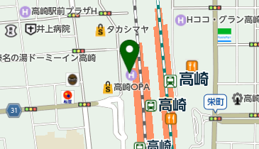 高崎モントレーの地図画像