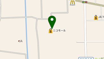 ハニーズ新田店の地図画像