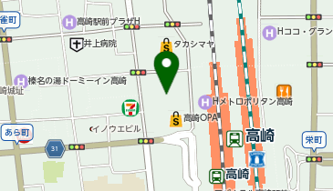 ジーユー高崎オーパ店の地図画像