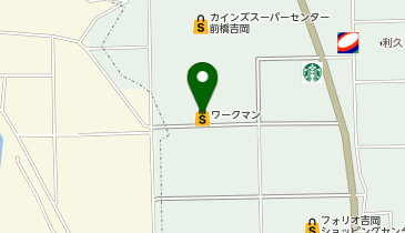 #ワークマン女子前橋吉岡店の地図画像