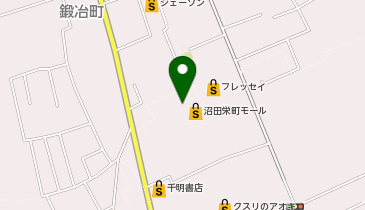 無印良品沼田栄町店の地図画像