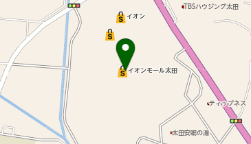 ジーユーイオンモール太田店の地図画像