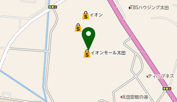 メガスポーツ太田店の地図画像