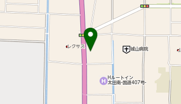 つるやゴルフ太田店の地図画像