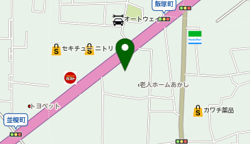 二木ゴルフ高崎店の地図画像