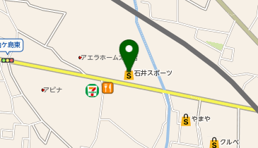 石井スポーツ太田店の地図画像