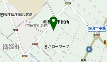 家具のホンダ桐生店の地図画像