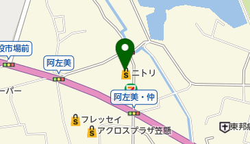 ニトリみどり店の地図画像