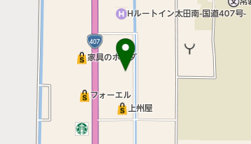 ビッグウッド太田店の地図画像