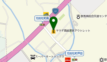 ヤマダ高級家具アウトレット前橋店の地図画像