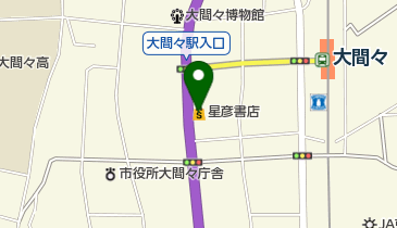 (有)星彦書店の地図画像