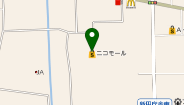 ナカムラヤ新田ニコモール店の地図画像