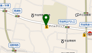 タイムクリップ渋川中央店の地図画像