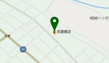 (有)名雲書店の地図画像