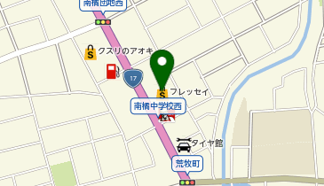 ダイソーフレッセイ荒牧店の地図画像
