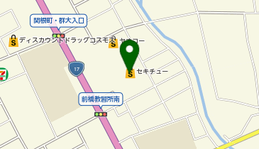 ダイソーセキチュー前橋関根店の地図画像