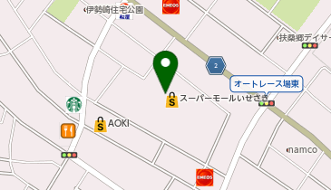 シュー・プラザベイシア西部モール店の地図画像