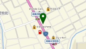 auショップ前橋北の地図画像