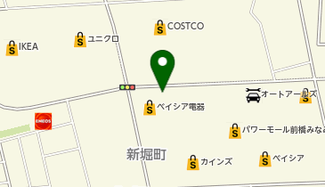 auショップ前橋みなみモールの地図画像