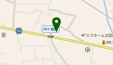 群馬トヨペット太田内ヶ島店」(太田市-トヨタ-〒373-0813)の地図