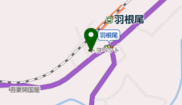 群馬トヨペット長野原羽根尾店の地図画像