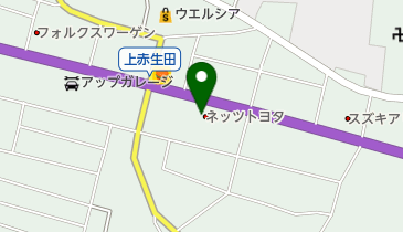 ネッツトヨタGTGぐんまあこうだ店の地図画像