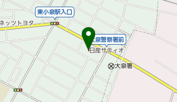 日産サティオ群馬大泉店の地図画像