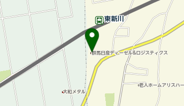 GNロジパートナーズ桐生工場の地図画像