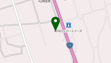 GNロジパートナーズ上武工場の地図画像