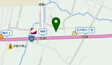 Honda Cars上毛桐生広沢50号店の地図画像