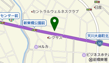 Honda Cars前橋東天川大島店の地図画像