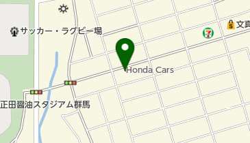 Honda Cars群馬西前橋上小出店の地図画像