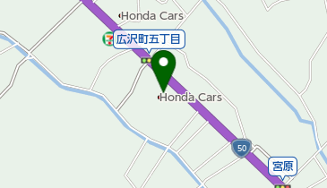 Honda Cars上毛広沢店の地図画像