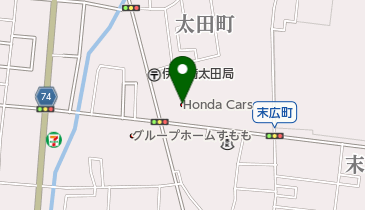Honda Cars上毛太田町店の地図画像