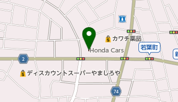 Honda Cars伊勢崎西連取本町店の地図画像