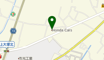 Honda Cars群馬藤岡店の地図画像