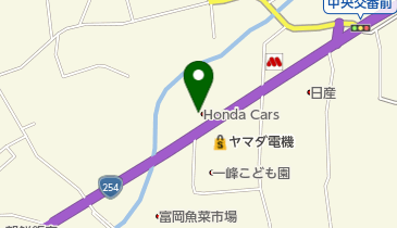 Honda Cars富岡富岡店の地図画像