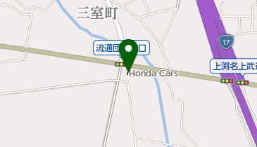 Honda Cars上毛境店の地図画像