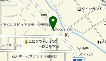 Honda Cars群馬前橋問屋町店の地図画像