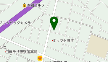 Honda Cars群馬高崎緑町店の地図画像