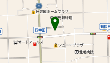 Honda Cars群馬渋川有馬店の地図画像