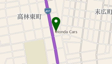 Honda Cars群馬中央太田高林店の地図画像