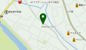 Honda Cars上毛境野店の地図画像