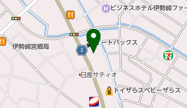 群馬三菱自動車販売伊勢崎店の地図画像
